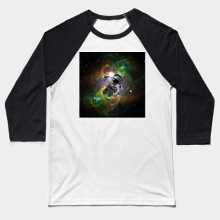 Nova Space Star Harvest Astronaut 2 Baseball T-Shirt